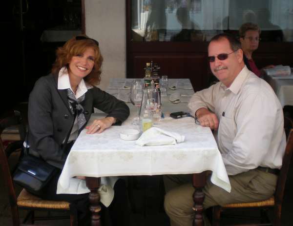 Susan Cofrancesco Green and Michael Green in Italy