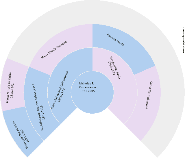 Antonio Di Meola Circle Diagram